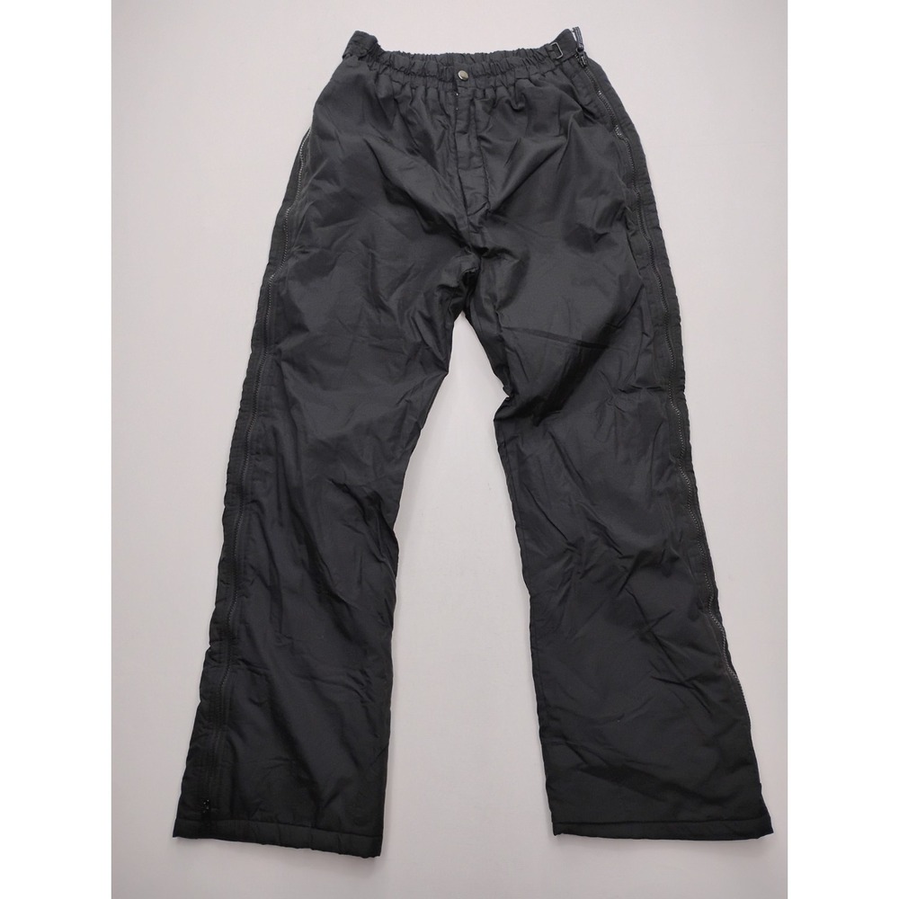 Obermeyer Ski Pants Men Large Black Ripstop Reinforced Snowboard Winter Trousers